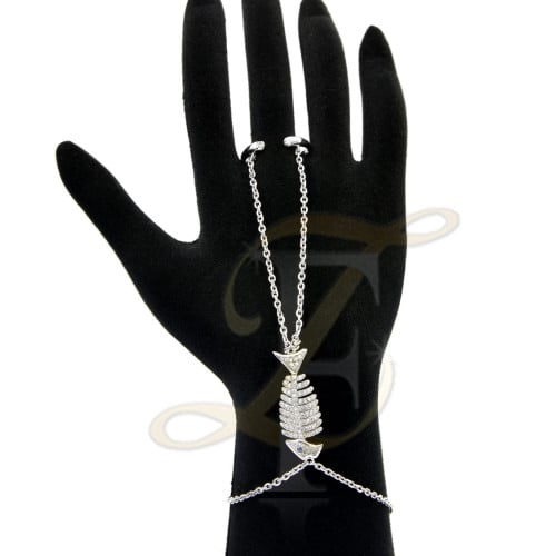 كف (زركون) فضة عيار 925