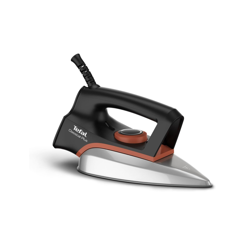 كاوية ملابس جافة تيفال يدوية بتصميم كلاسيك 1200 واط لون اسود موديل FS3110M0