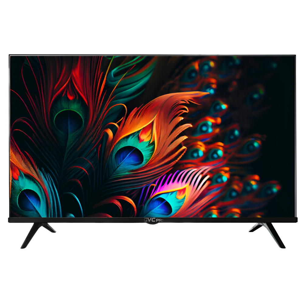 شاشة ذكية جي في سي برو 85 بوصة QLED دقة 4K  حامل جداري ورسيفر داخلي نظام Google TV موديل GVC-85GOG904