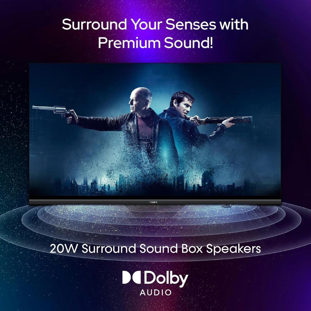 شاشة ذكية امبكس فيستا 70 بوصه UHD بجودة 4K نظام تشغيل ويبوس وريموت سحري موديل FIESTA70SMART