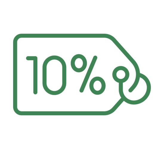 خصم إضافي 10%