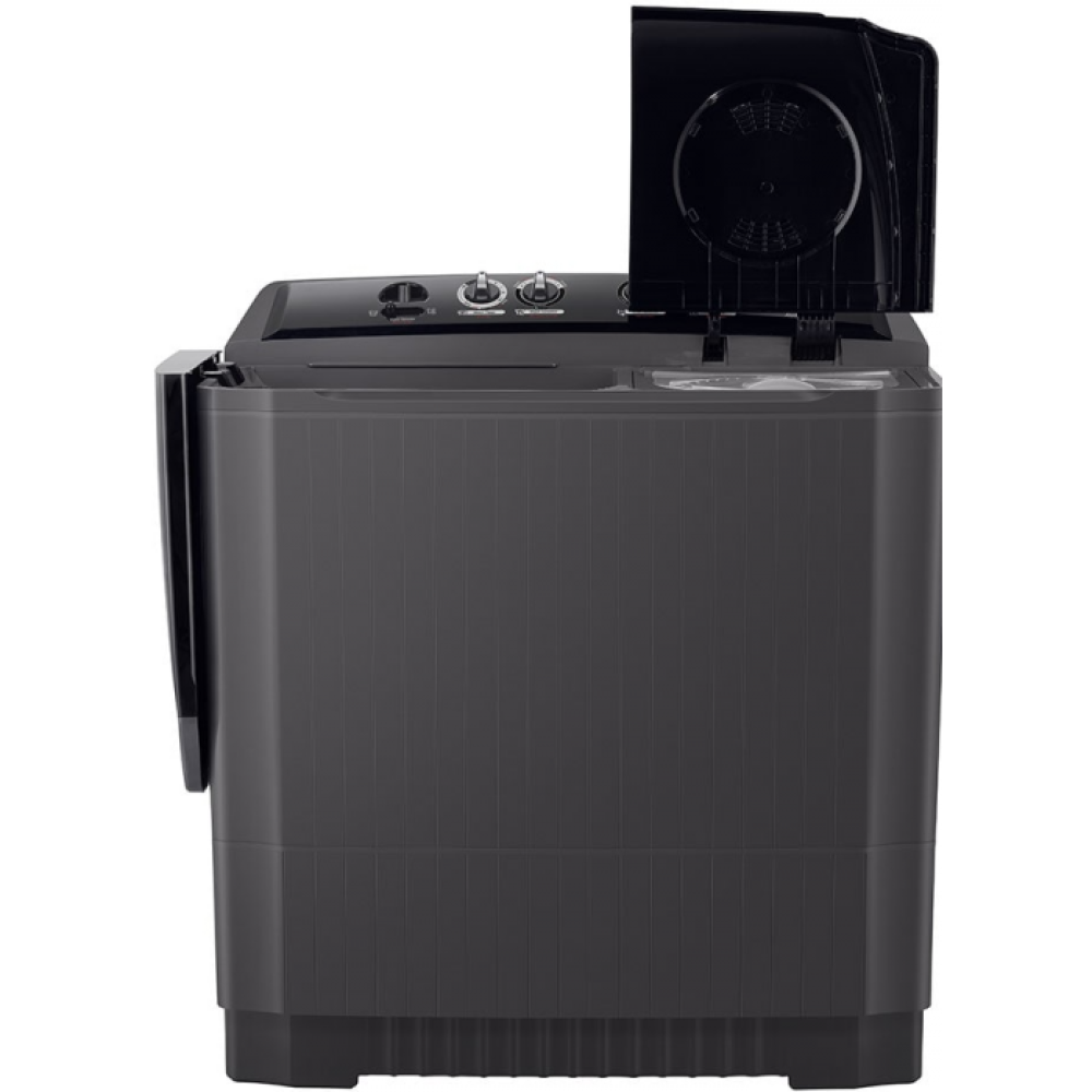 غسالة ملابس حوضين ال جي 14 كيلو - 3 برامج - أسود - WTT1410OM1