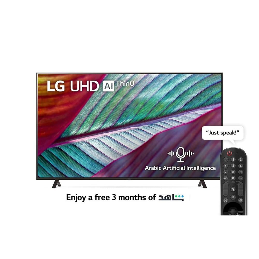 شاشة ذكية ال جي 55 بوصة سمارت - UHD 4K - أسود - 55UR78006LL