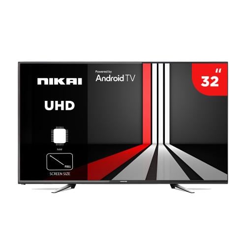 شاشة نيكاي 32 بوصة UHD LED رفيع الحجم 768 USB تشغي...