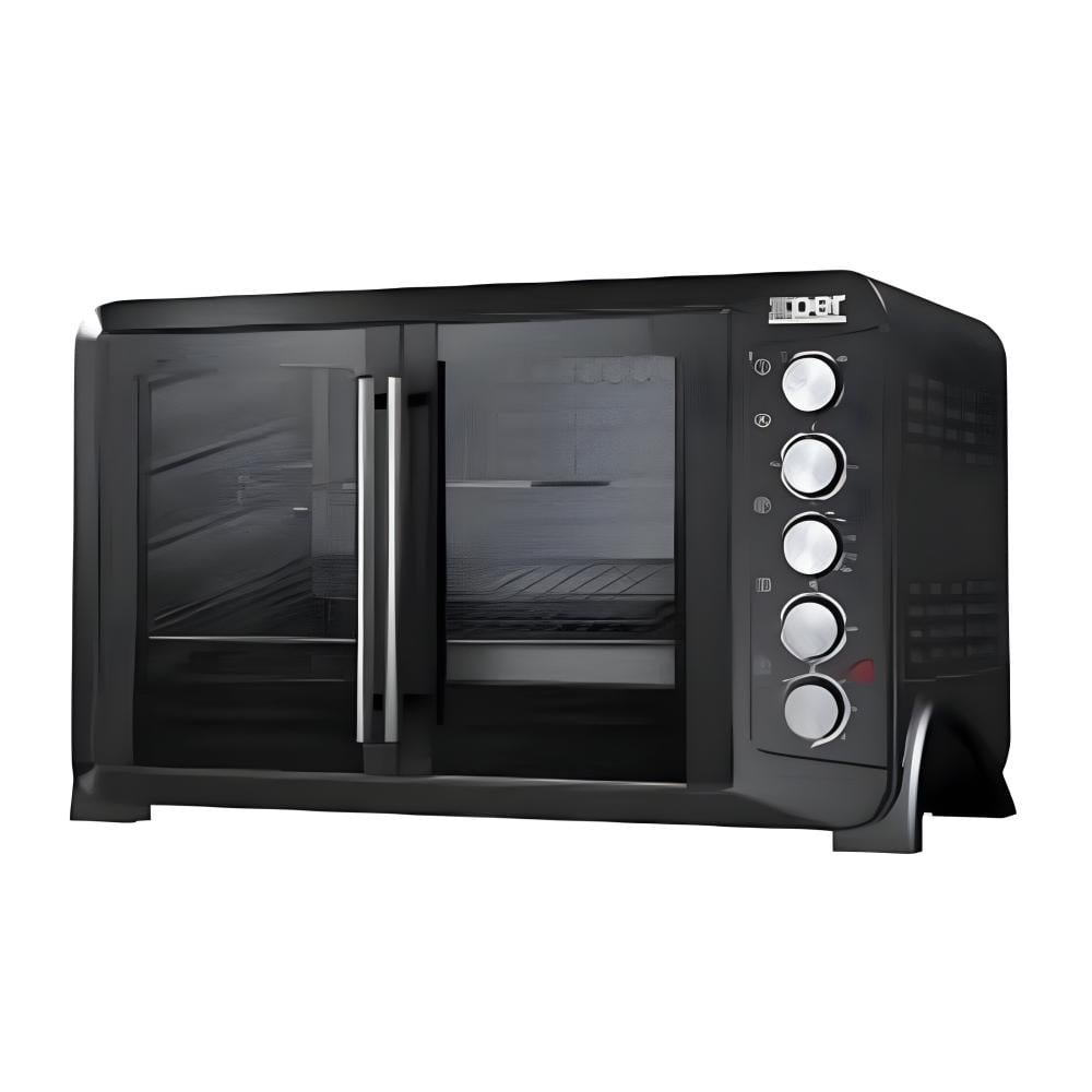 فرن اكسبير 100 لتر 2800 واط مروحة باب مزدوج اسود موديل  XPTO100L-24