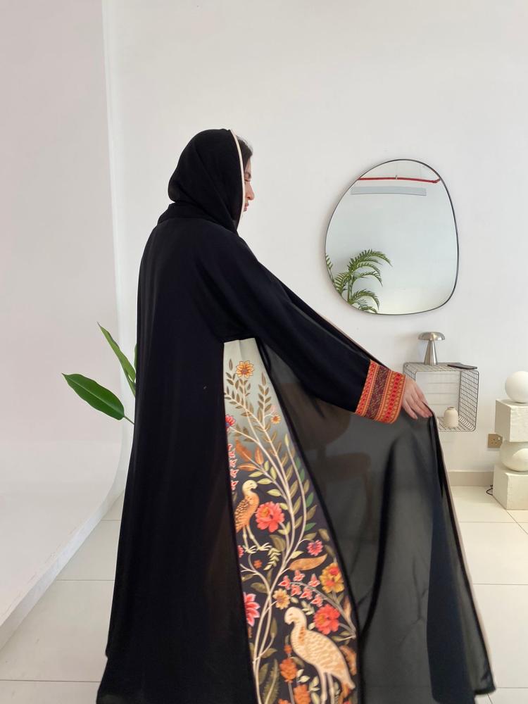 عباية قصة كلوش نوع القماش كريب 10