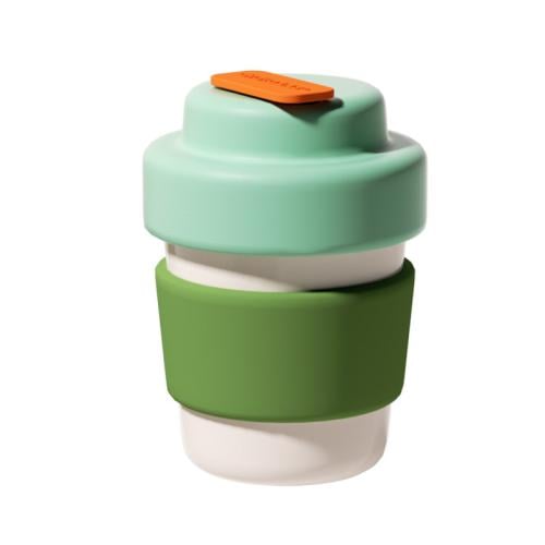 CUTE COFFEE CUP اخضر