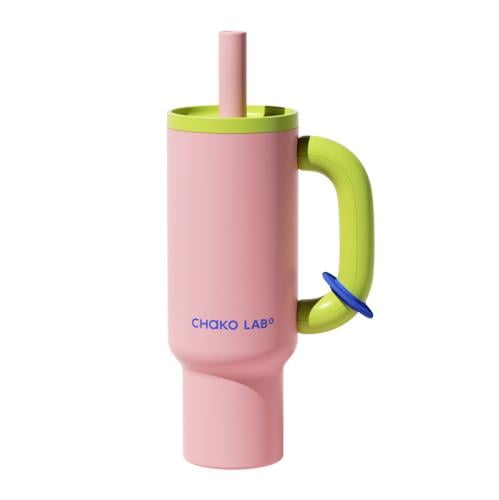 Bawang Thermos cup وردي واخضر