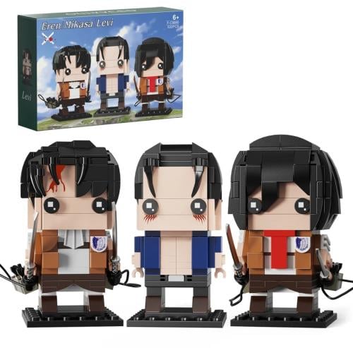 Eren Mikasa Levi figure
