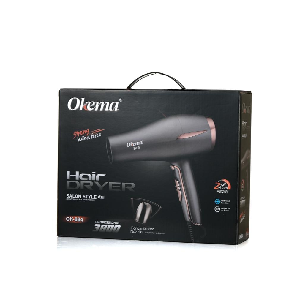 مجفف الشعر الاحترافي من اوكيما ok-884