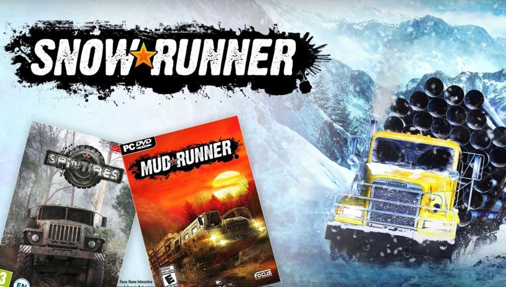 لعبة snowrunner سوني 4