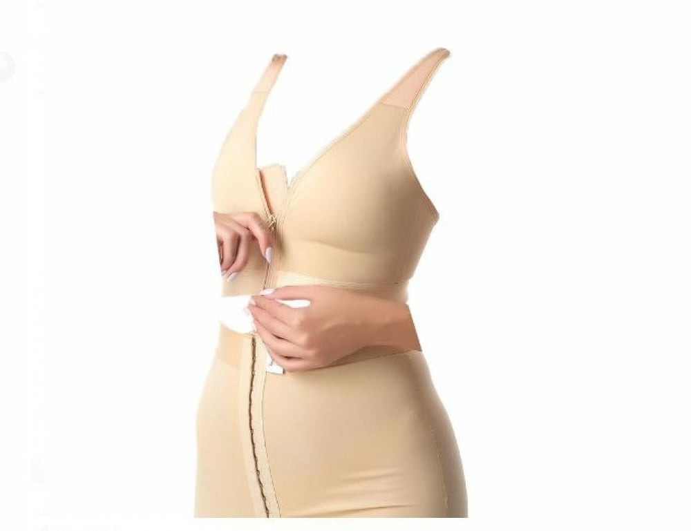 Turkish Post-Liposuction Side Support Vest with Zipper BL 610