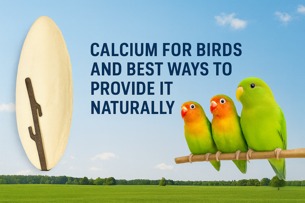 عظم الحبار Vanpet Cuttlebone لتقوية منقار الطيور - كالسيوم طيور