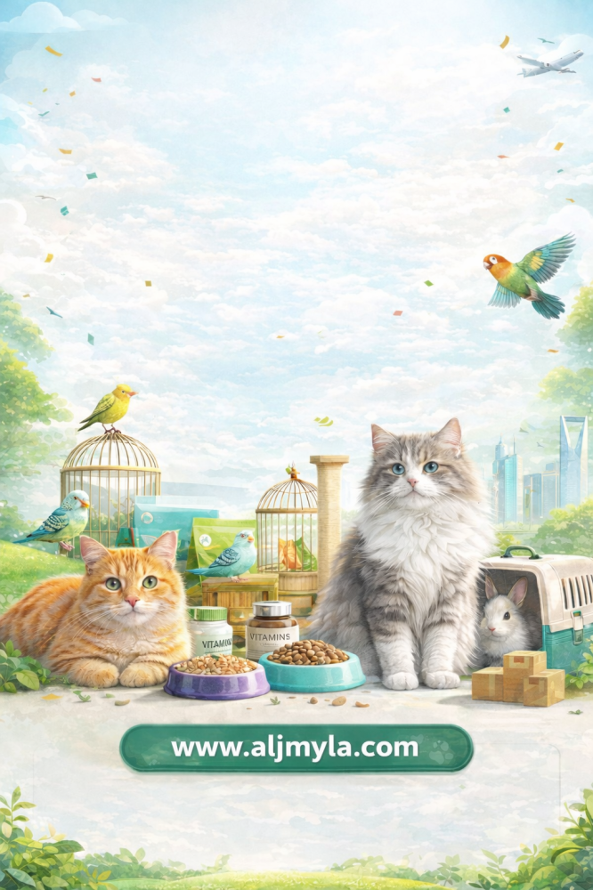 متجر قطتي الجميلة Aljmyla.com أكبر متجر إلكتروني لمستلزمات القطط والطيور والحيوانات في السعودية
