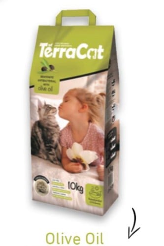 رمل تيراكات - زيت الزيتون TerraCat Cat Litter - ol...