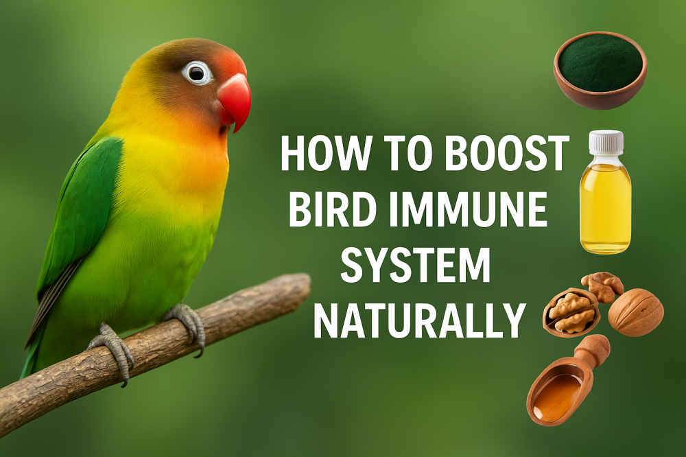 نصائح عامة لتقوية مناعة الطيور | كيفية تقوية مناعة الطيور بالفيتامينات الطبيعية