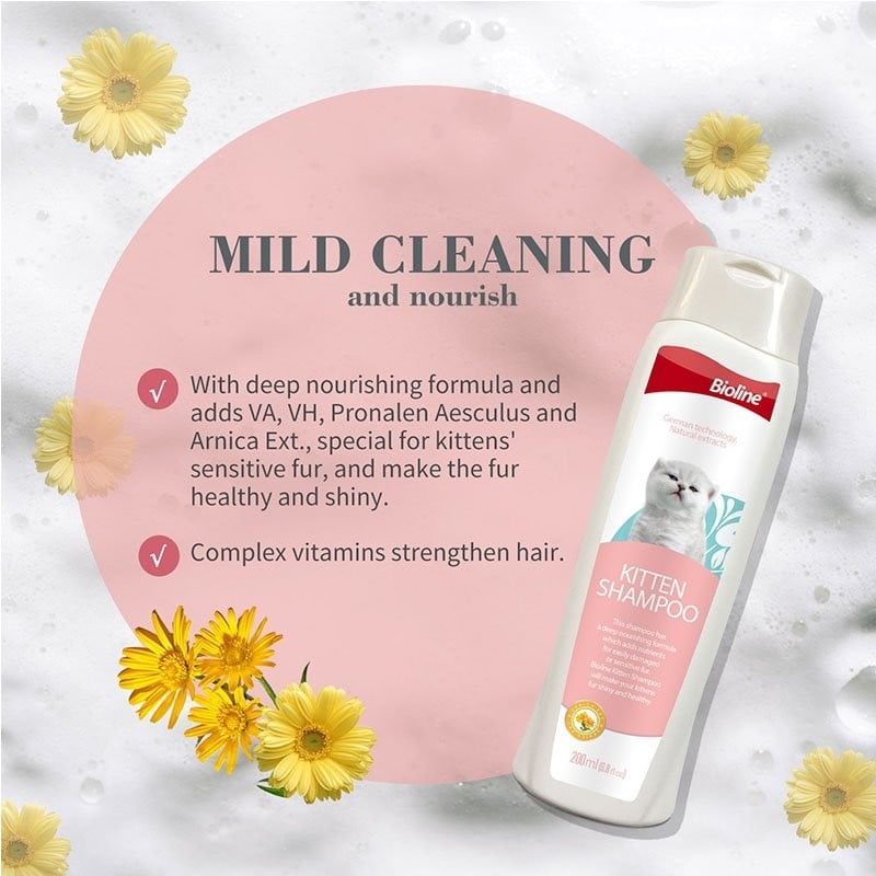 شامبو القطط الصغيرة بالفيتامين BioLine Shampoo Kitten - العناية بالقطط