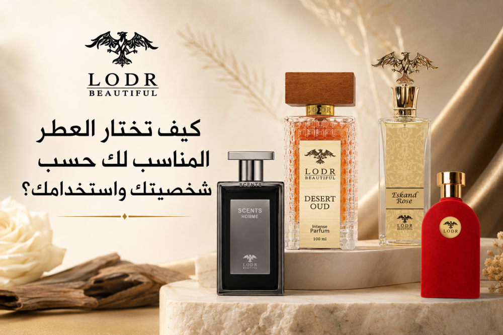 كيف تختار العطر المناسب لك حسب شخصيتك واستخدامك من لودر بيوتيفل