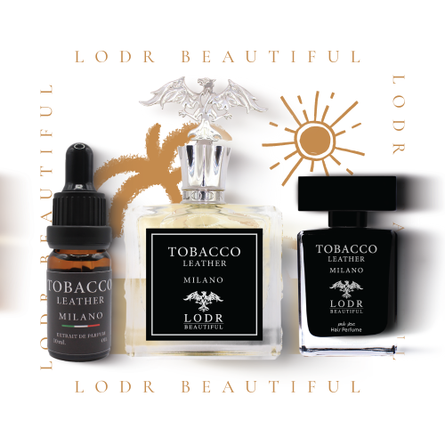 عطر توباكو ليذر + معطر شعر توباكو ليذر + دهن توباك...