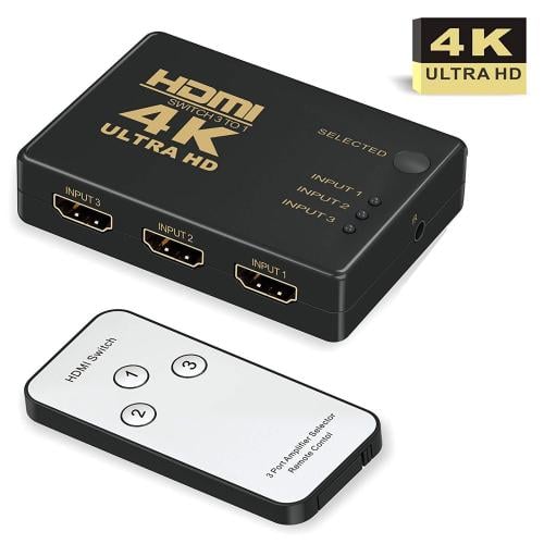 قسام HDMI من 1 الى 3 4K F مع ريموت