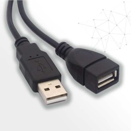 كيبل M USB 2.0 الى F طول 1.5 متر