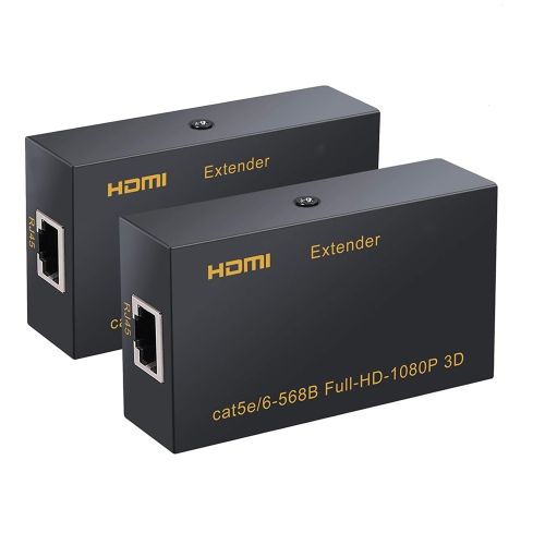 موسع ارسال اشارة من RJ45 الى HDMI مدى 60 متر