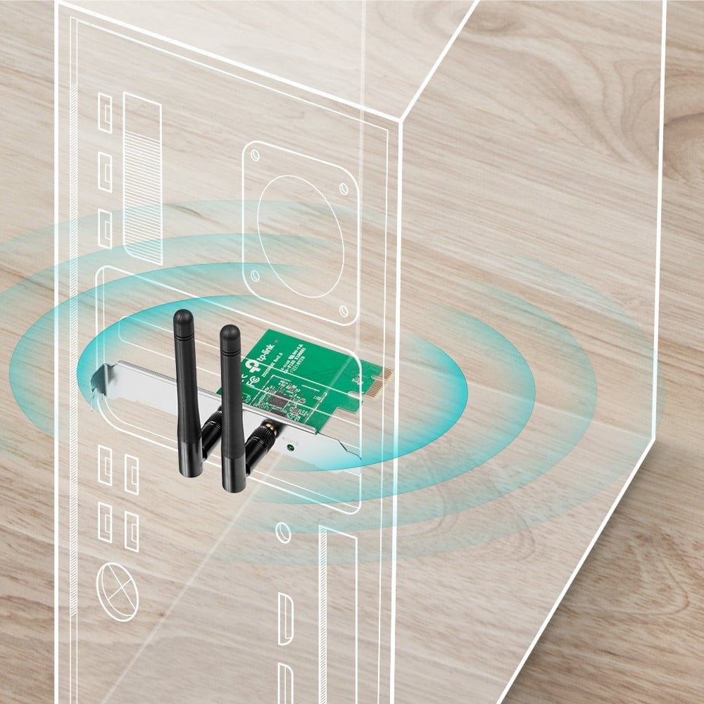 سعر ادابتر واي فاي PCI Express TP-Link TL-WN881ND-Wifi - الدويغري