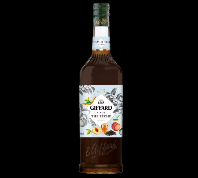 منتج جديد سيروب الشاي المثلج بالخوخ - جيفارد 1 لتر