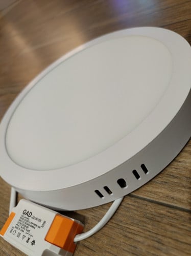 لطش بنل خارجي 12بوصة 30سم 30w الإضاءة اصفر k3000