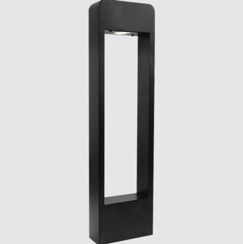 عامود انارة خارجي 60سم اسود لمبة GU10