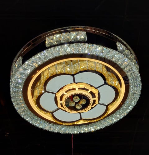 ثريا لطش مقاس 60/ 3 اضاءات  (اصفر - ابيض -كريمي )