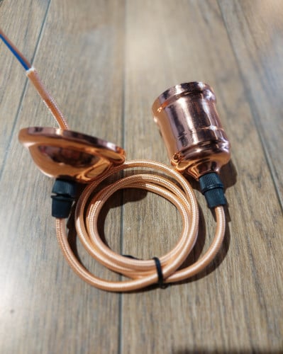 هولدر علاقي  نحاسي 1 متر E27