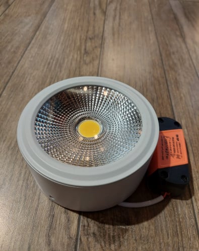 لطش cobخارجي 4.5بوصه 11سم 15wالاضاءة اصفر k3000