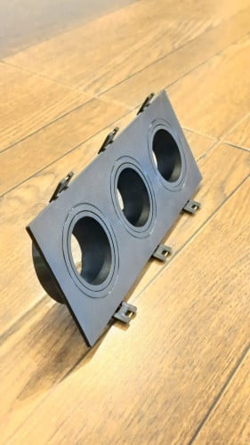 اسبوت مانع توهج 3 بوصه ثلاثي اطار اسود كامل