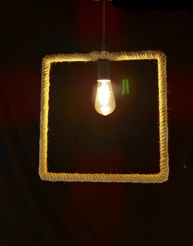 ثريا حبل مربع بنمط تراثي 35×35 cn