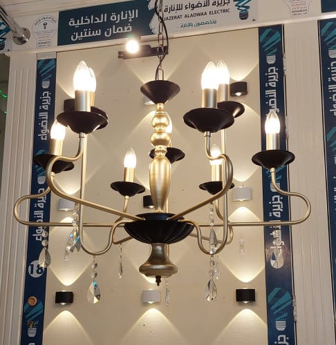 ثرياء كلاسيك برونز 9 لمبة E14