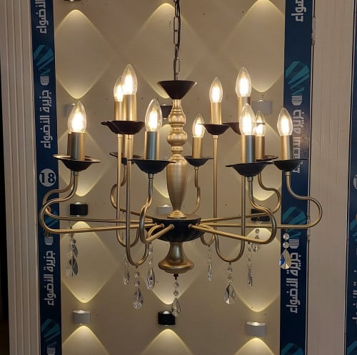 ثرياء كلاسيك برونز 12 لمبة E14