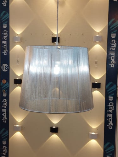 علاقي ابجورة رمادي E27