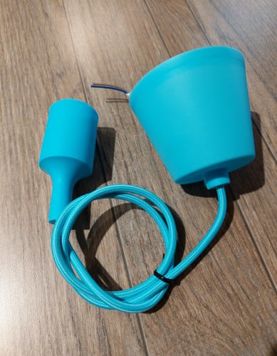 هولدر علاقي ازرق فاتح 1 متر E27