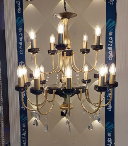 ثرياء كلاسيك برونز 15 لمبة E14