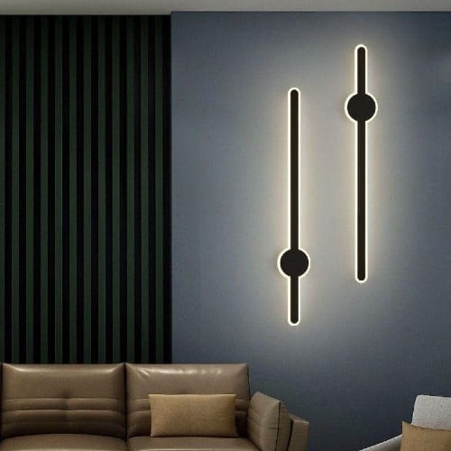 انارة داخلي مودرن 40 سم اسود 3 لون