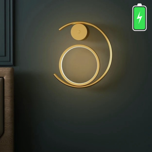 جداري داخلي بطارية يعمل بالشحن دائري