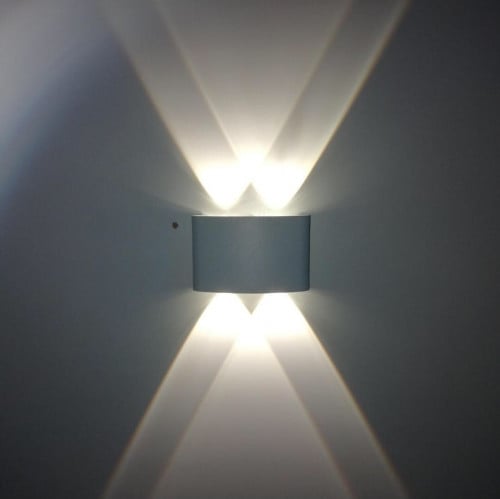 انارة LED خارجي اتجاهين 4w باللون الاصفر K3000