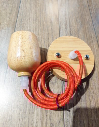 هولدر علاقي خشبي 1 متر E27