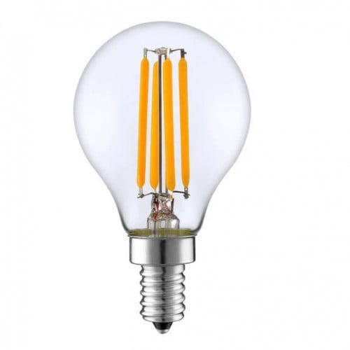 لمبة كروي 4W باللون الأصفر k3000 بسنه E14