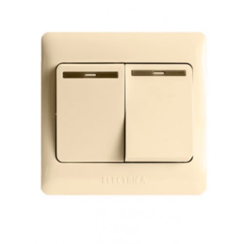 مفتاح مجوز عريض باللون البيج ELECTRICA