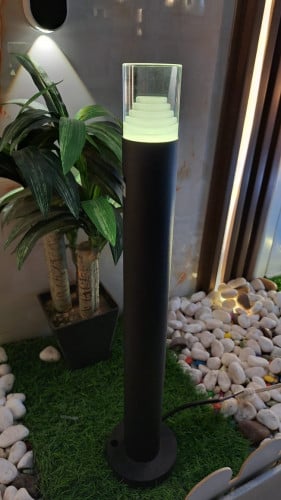 عامود انارة خارجي 50 سم اسود