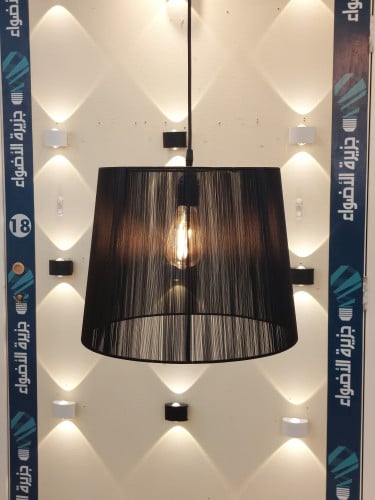 علاقي ابجورة اسود E27