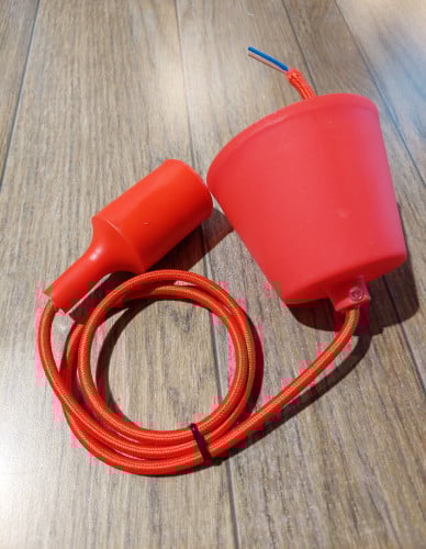 هولدر علاقي احمر 1 متر E27