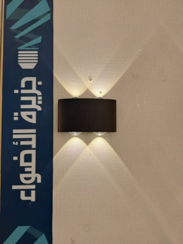 انارة LED خارجي اتجاهين 4w باللون الاصفر k3000